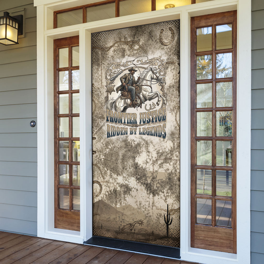 Bass Reeves Legend Black Cowboy Door Cover Western Legend Vintage - Legend Of The Frontier