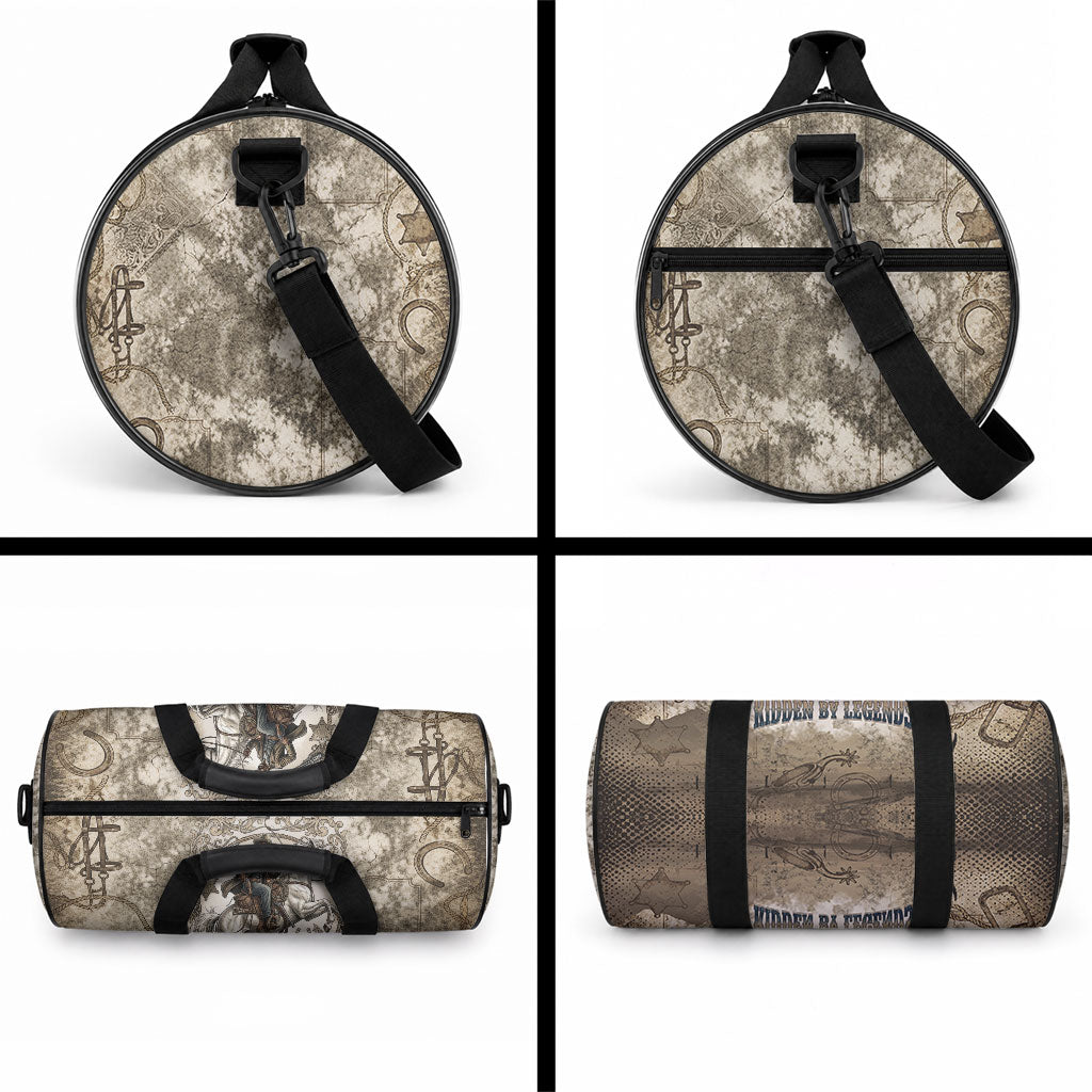 Bass Reeves Legend Black Cowboy Duffle Bag Western Legend Vintage - Legend Of The Frontier