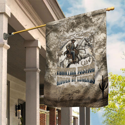 Bass Reeves Legend Black Cowboy Garden Flag Western Legend Vintage - Legend Of The Frontier