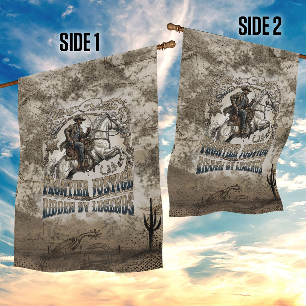Bass Reeves Legend Black Cowboy Garden Flag Western Legend Vintage - Legend Of The Frontier