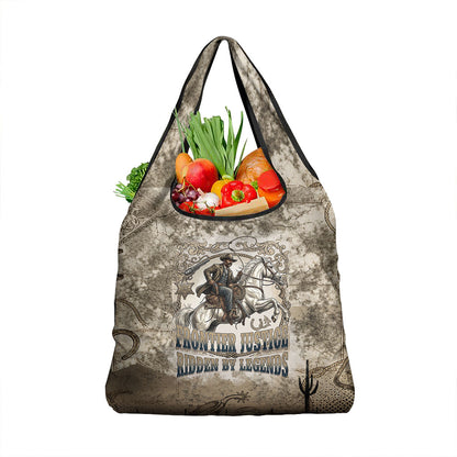 Bass Reeves Legend Black Cowboy Grocery Bag Western Legend Vintage - Legend Of The Frontier