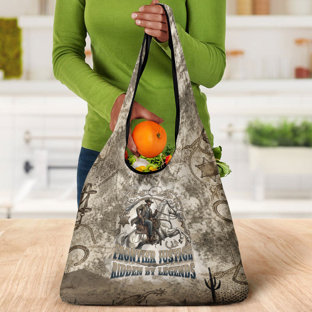 Bass Reeves Legend Black Cowboy Grocery Bag Western Legend Vintage - Legend Of The Frontier
