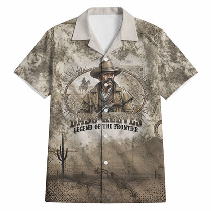 Bass Reeves Legend Black Cowboy Hawaiian Shirt Western Legend Vintage - Legend Of The Frontier