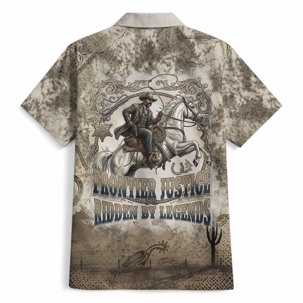 Bass Reeves Legend Black Cowboy Hawaiian Shirt Western Legend Vintage - Legend Of The Frontier