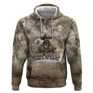 Bass Reeves Legend Black Cowboy Hoodie Western Legend Vintage - Legend Of The Frontier