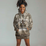 Bass Reeves Legend Black Cowboy Hoodie Dress Western Legend Vintage - Legend Of The Frontier