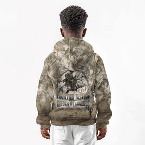 Bass Reeves Legend Black Cowboy Kid Hoodie Western Legend Vintage - Legend Of The Frontier