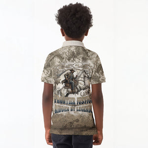 Bass Reeves Legend Black Cowboy Kid Polo Shirt Western Legend Vintage - Legend Of The Frontier