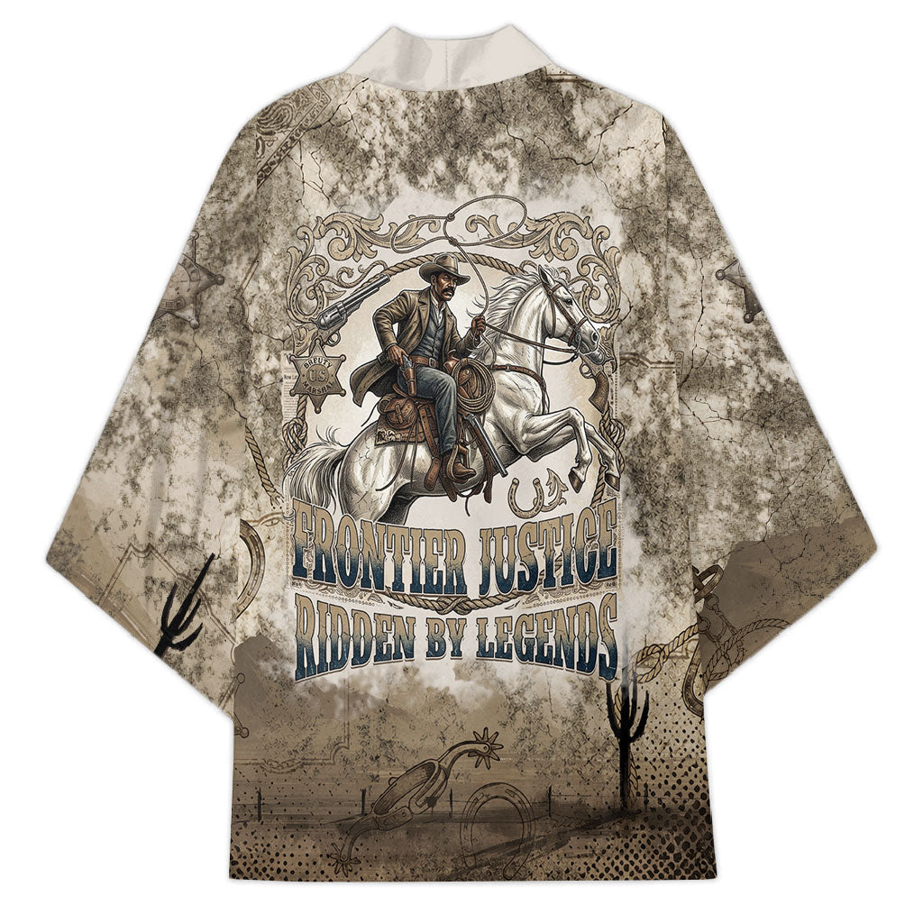 Bass Reeves Legend Black Cowboy Kimono Western Legend Vintage - Legend Of The Frontier