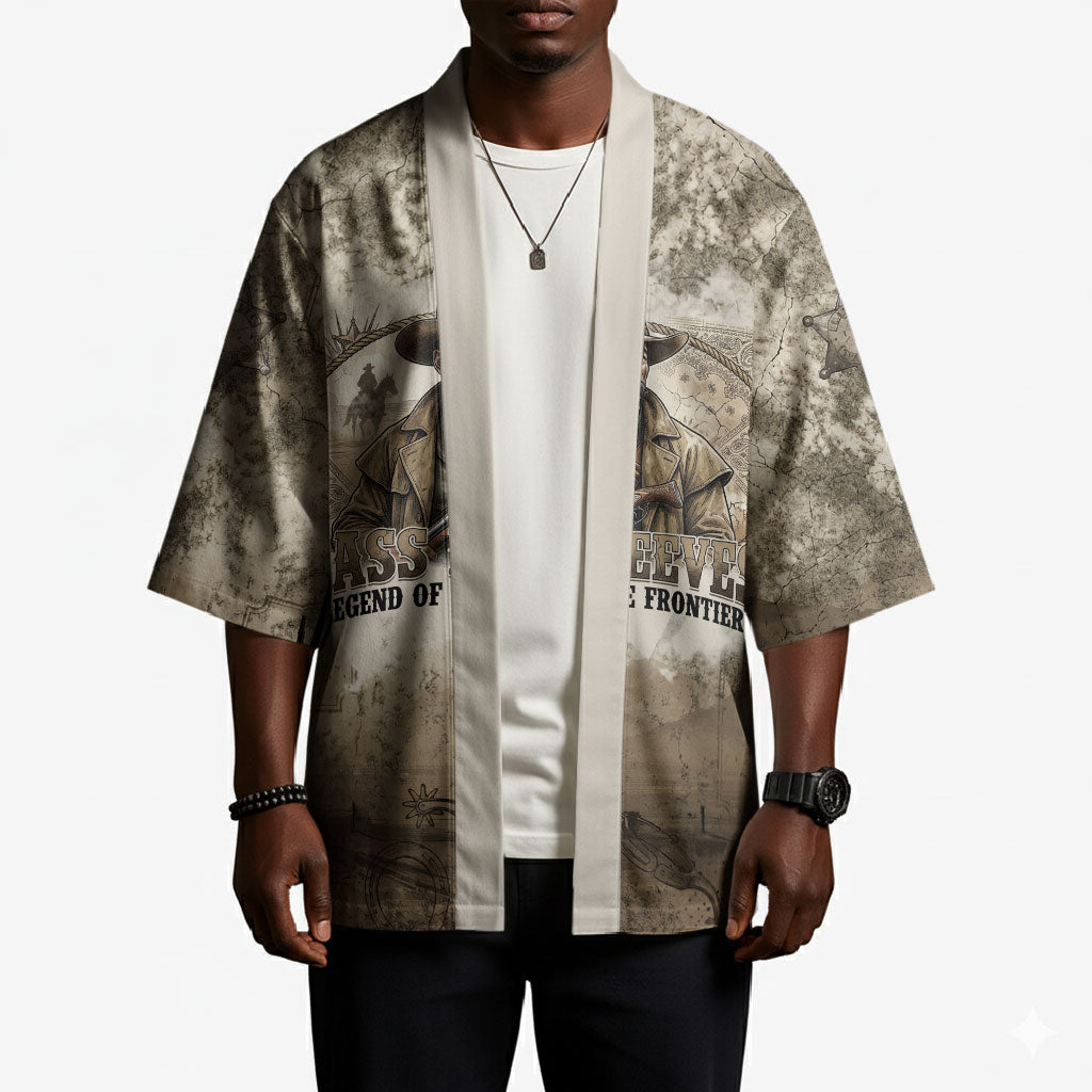 Bass Reeves Legend Black Cowboy Kimono Western Legend Vintage - Legend Of The Frontier