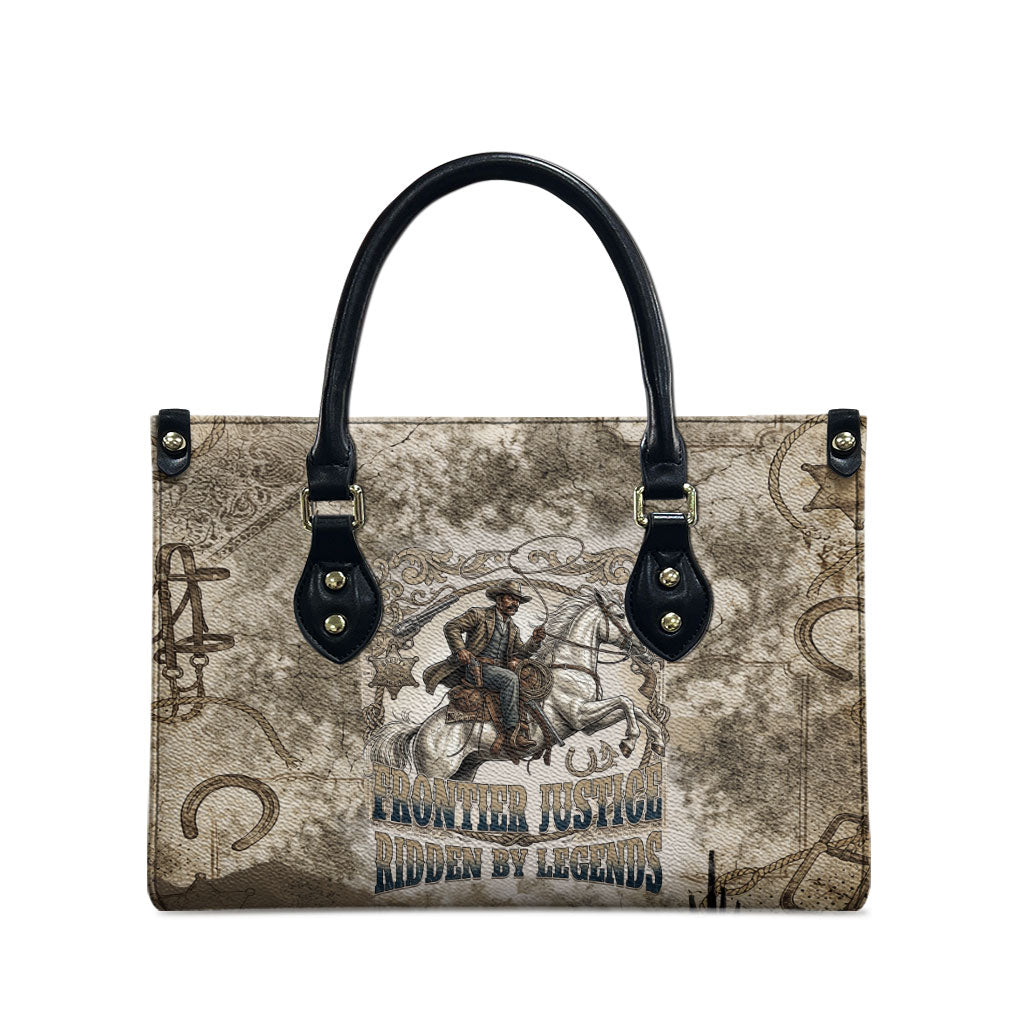 Bass Reeves Legend Black Cowboy Leather Bag Western Legend Vintage - Legend Of The Frontier