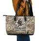 Bass Reeves Legend Black Cowboy Leather Tote Bag Western Legend Vintage - Legend Of The Frontier