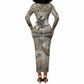 Bass Reeves Legend Black Cowboy Long Sleeve Bodycon Dress Western Legend Vintage - Legend Of The Frontier