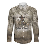 Bass Reeves Legend Black Cowboy Long Sleeve Button Shirt Western Legend Vintage - Legend Of The Frontier