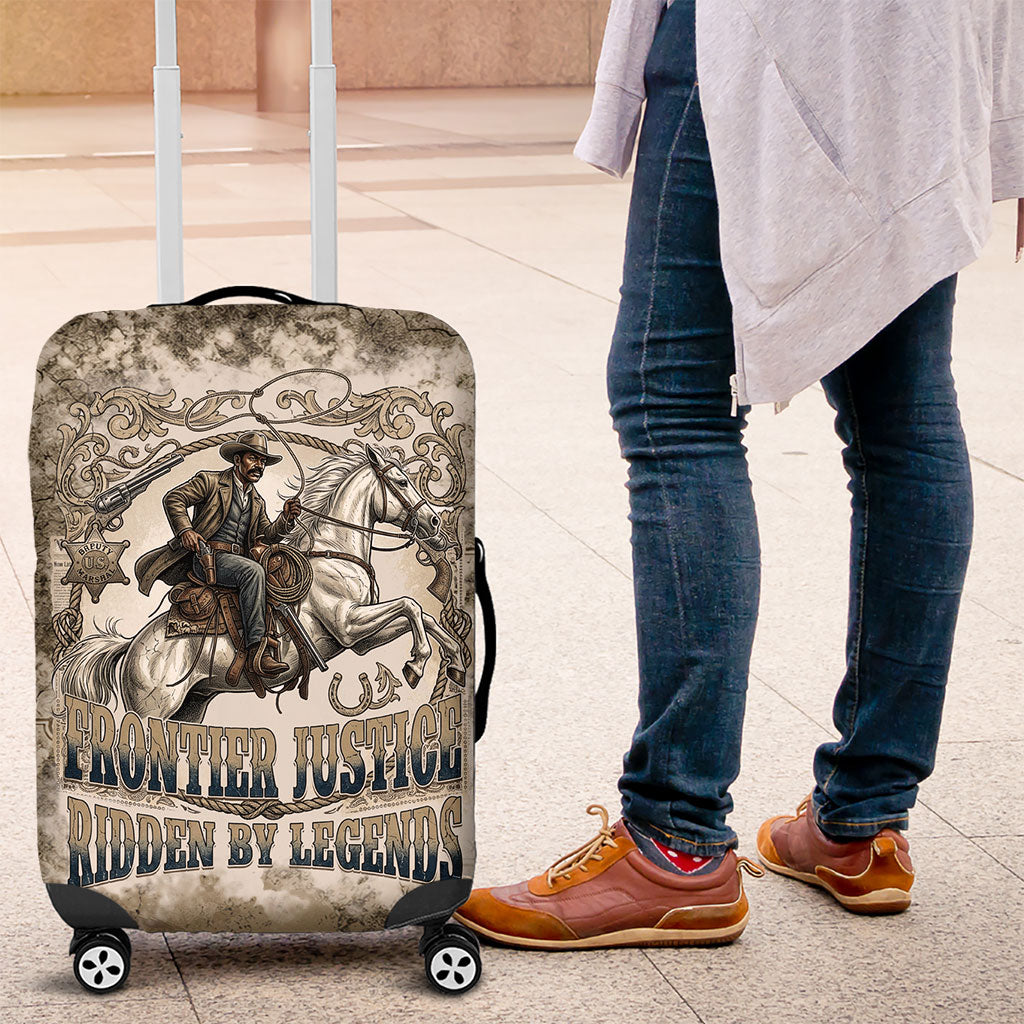 Bass Reeves Legend Black Cowboy Luggage Cover Western Legend Vintage - Legend Of The Frontier