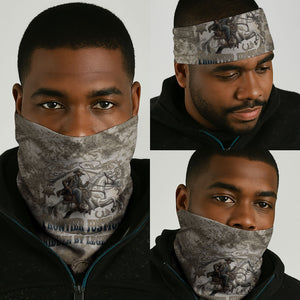 Bass Reeves Legend Black Cowboy Neck Gaiter Western Legend Vintage - Legend Of The Frontier