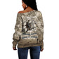 Bass Reeves Legend Black Cowboy Off Shoulder Sweater Western Legend Vintage - Legend Of The Frontier