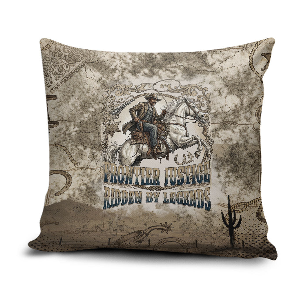 Bass Reeves Legend Black Cowboy Pillow Cover Western Legend Vintage - Legend Of The Frontier