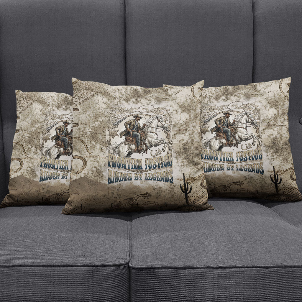 Bass Reeves Legend Black Cowboy Pillow Cover Western Legend Vintage - Legend Of The Frontier