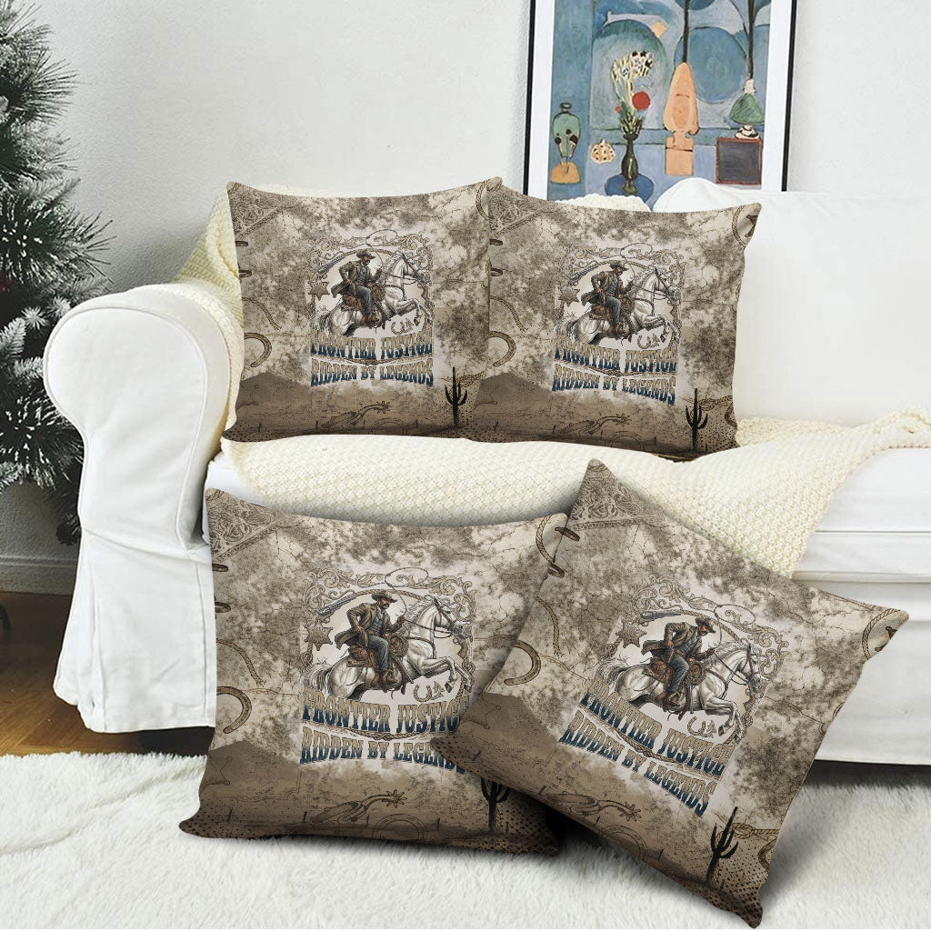 Bass Reeves Legend Black Cowboy Pillow Cover Western Legend Vintage - Legend Of The Frontier