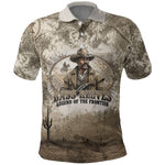 Bass Reeves Legend Black Cowboy Polo Shirt Western Legend Vintage - Legend Of The Frontier