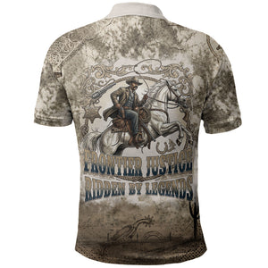Bass Reeves Legend Black Cowboy Polo Shirt Western Legend Vintage - Legend Of The Frontier