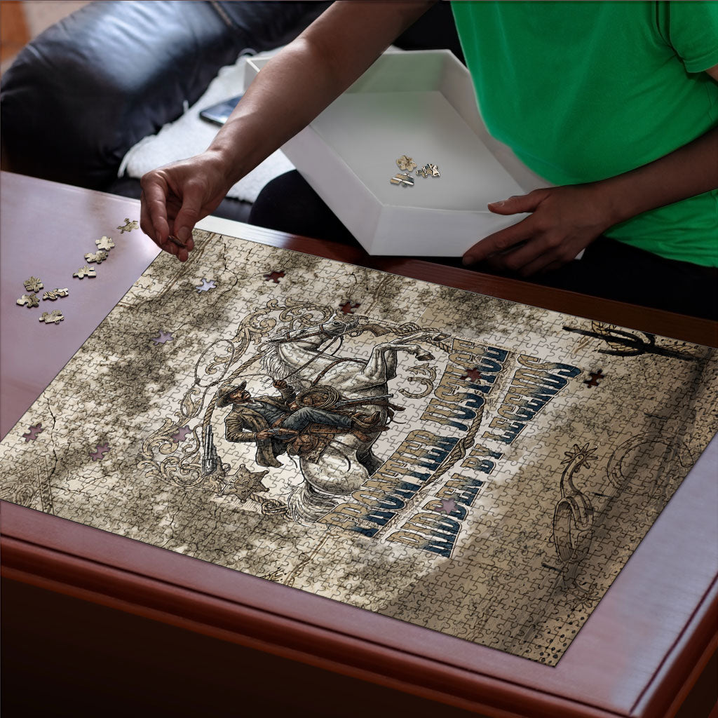 Bass Reeves Legend Black Cowboy Puzzle Western Legend Vintage - Legend Of The Frontier