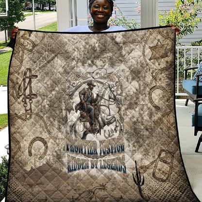 Bass Reeves Legend Black Cowboy Quilt Western Legend Vintage - Legend Of The Frontier