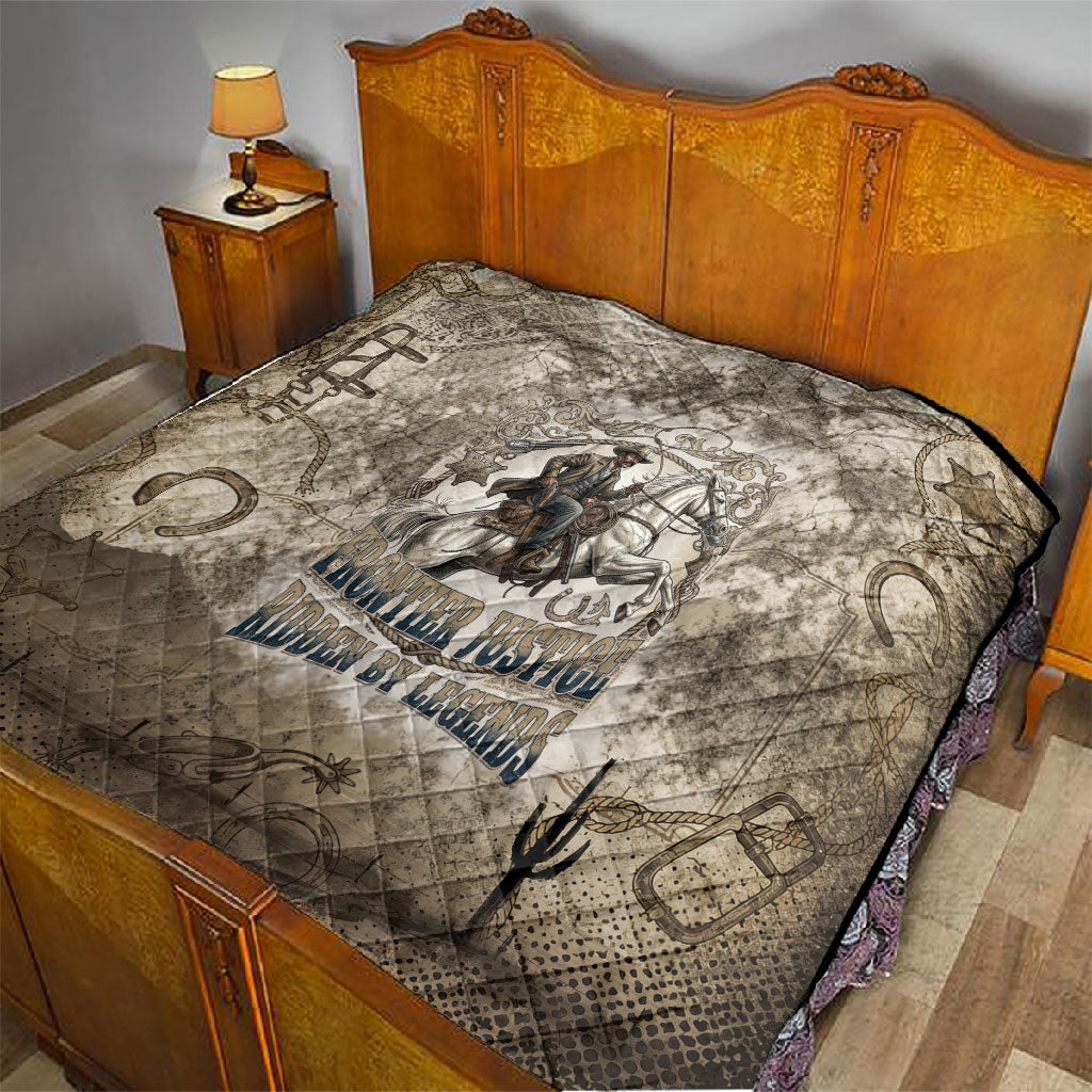 Bass Reeves Legend Black Cowboy Quilt Western Legend Vintage - Legend Of The Frontier