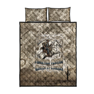 Bass Reeves Legend Black Cowboy Quilt Bed Set Western Legend Vintage - Legend Of The Frontier