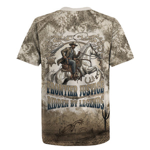 Bass Reeves Legend Black Cowboy Rugby Jersey Western Legend Vintage - Legend Of The Frontier