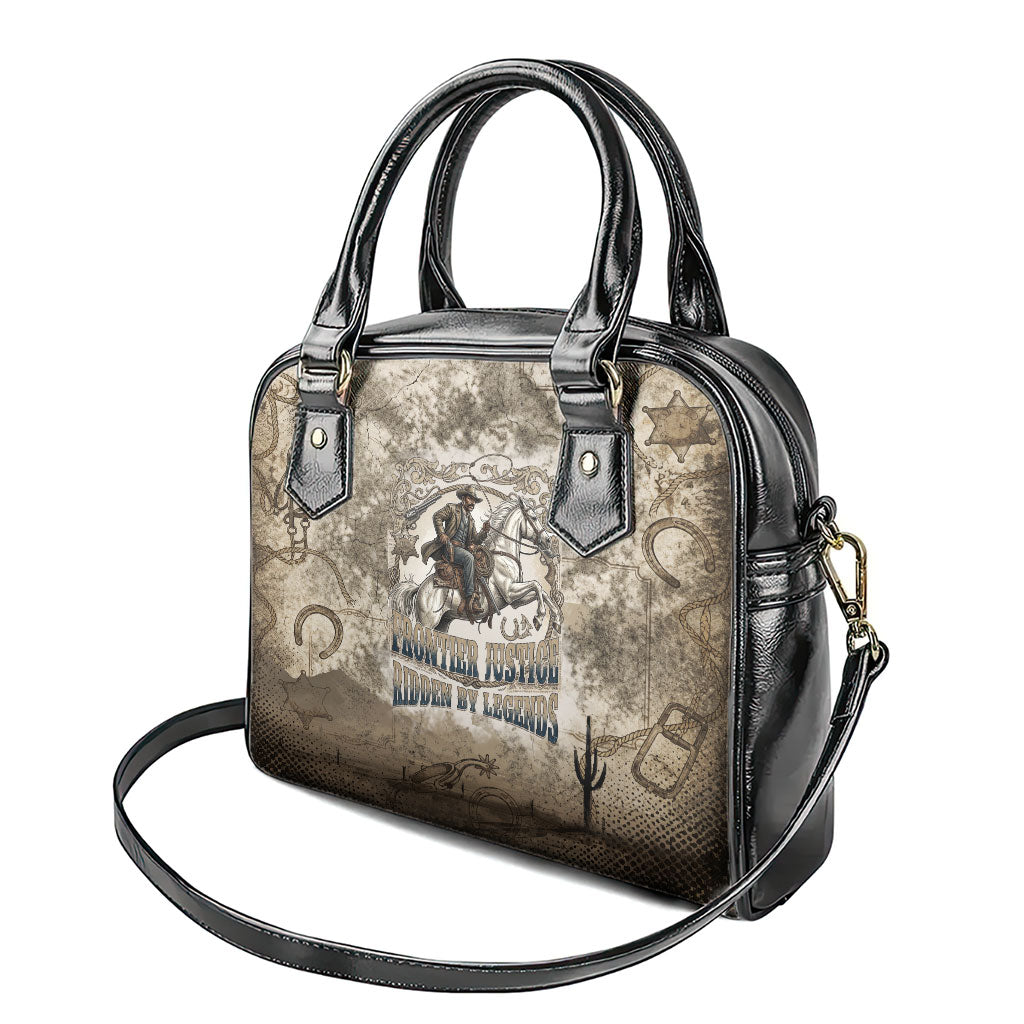 Bass Reeves Legend Black Cowboy Shoulder Handbag Western Legend Vintage - Legend Of The Frontier