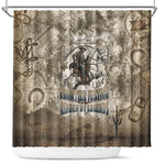 Bass Reeves Legend Black Cowboy Shower Curtain Western Legend Vintage - Legend Of The Frontier
