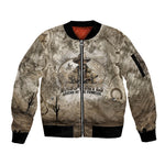 Bass Reeves Legend Black Cowboy Sleeve Zip Bomber Jacket Western Legend Vintage - Legend Of The Frontier