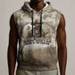 Bass Reeves Legend Black Cowboy Sleeveless Hoodie Western Legend Vintage - Legend Of The Frontier