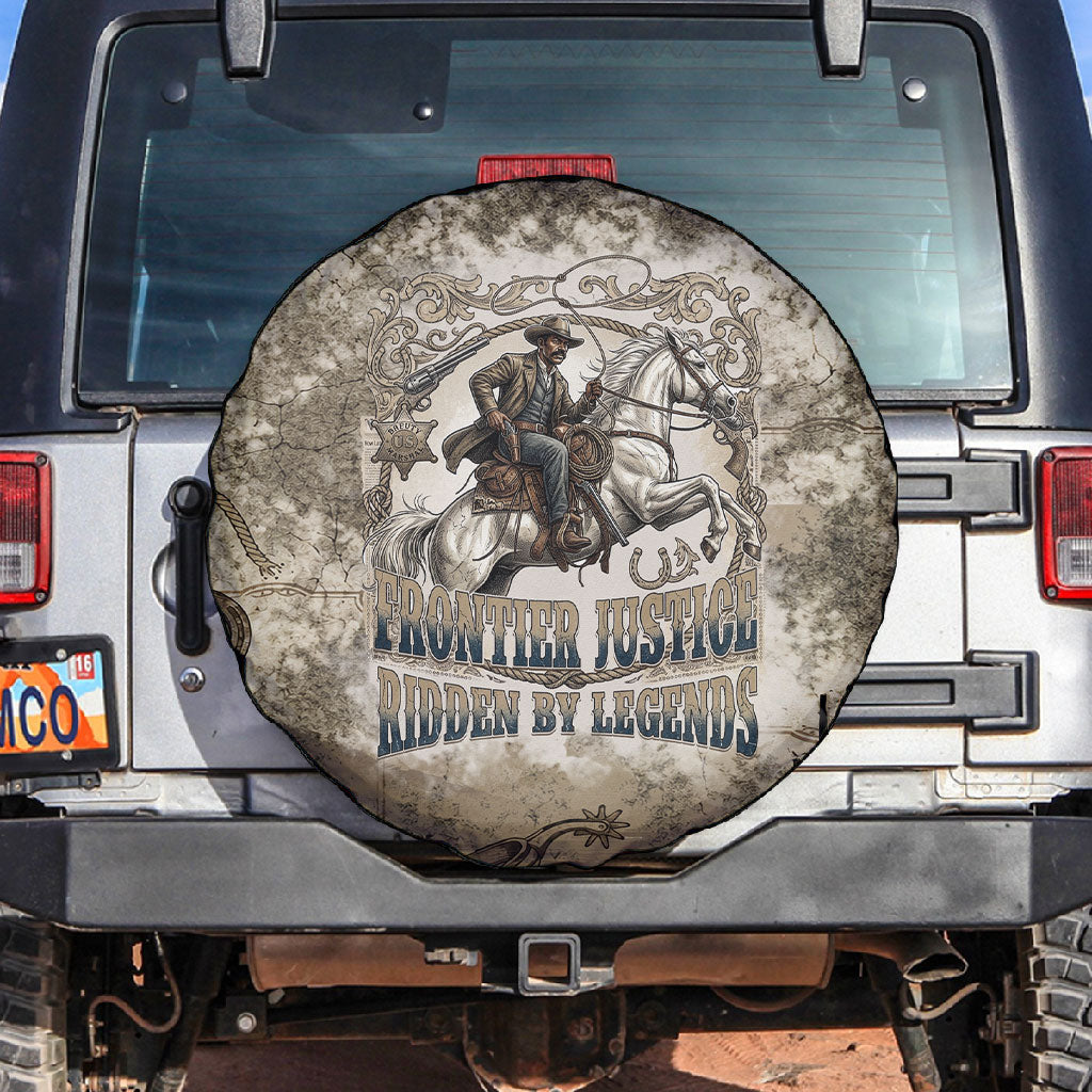 Bass Reeves Legend Black Cowboy Spare Tire Cover Western Legend Vintage - Legend Of The Frontier