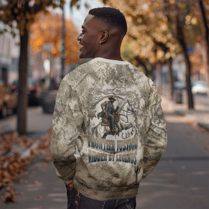 Bass Reeves Legend Black Cowboy Sweatshirt Western Legend Vintage - Legend Of The Frontier