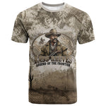 Bass Reeves Legend Black Cowboy T shirt Western Legend Vintage - Legend Of The Frontier