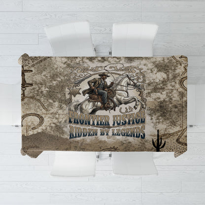 Bass Reeves Legend Black Cowboy Tablecloth Western Legend Vintage - Legend Of The Frontier