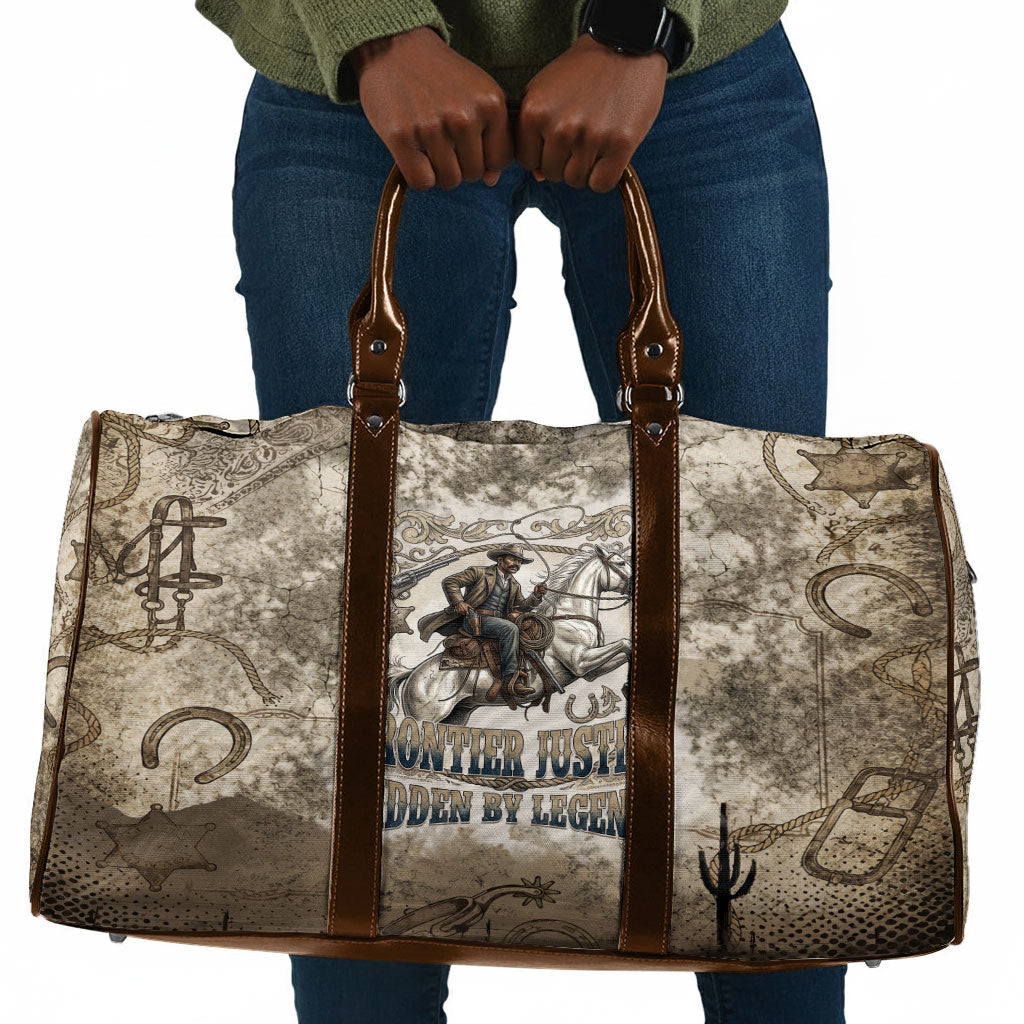 Bass Reeves Legend Black Cowboy Travel Bag Western Legend Vintage - Legend Of The Frontier