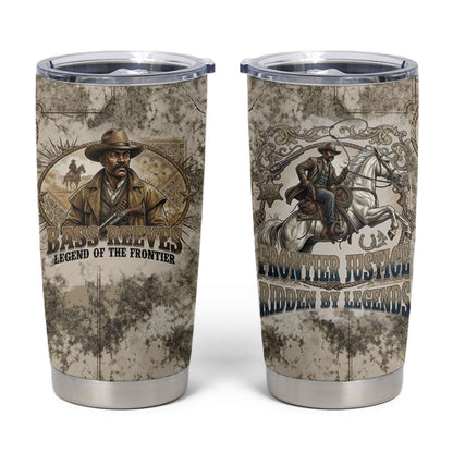 Bass Reeves Legend Black Cowboy Tumbler Cup Western Legend Vintage - Legend Of The Frontier