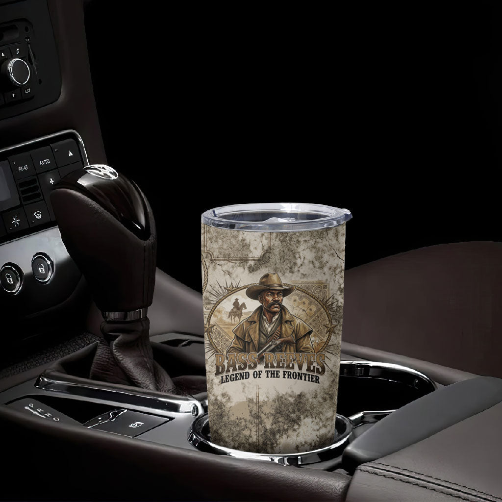 Bass Reeves Legend Black Cowboy Tumbler Cup Western Legend Vintage - Legend Of The Frontier