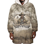 Bass Reeves Legend Black Cowboy Wearable Blanket Hoodie Western Legend Vintage - Legend Of The Frontier