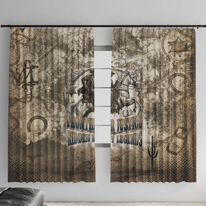 Bass Reeves Legend Black Cowboy Window Curtain Western Legend Vintage - Legend Of The Frontier