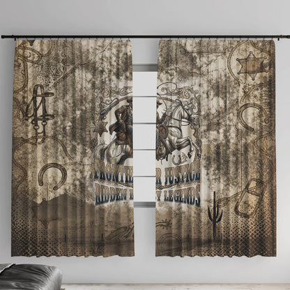 Bass Reeves Legend Black Cowboy Window Curtain Western Legend Vintage - Legend Of The Frontier
