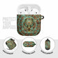 Horus Eye of Ra AirPods Case Golden Falcon Ancient Egyptian Symbol in Futuristic