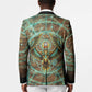 Horus Eye of Ra Blazer Golden Falcon Ancient Egyptian Symbol in Futuristic