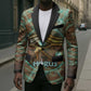 Horus Eye of Ra Blazer Golden Falcon Ancient Egyptian Symbol in Futuristic