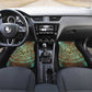 Horus Eye of Ra Car Mats Golden Falcon Ancient Egyptian Symbol in Futuristic