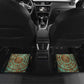 Horus Eye of Ra Car Mats Golden Falcon Ancient Egyptian Symbol in Futuristic